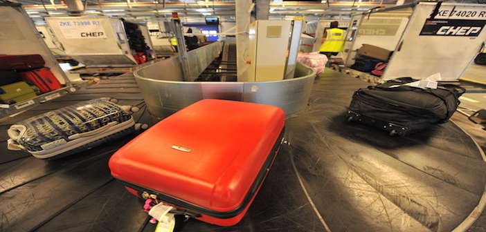 Valigia persa in aeroporto